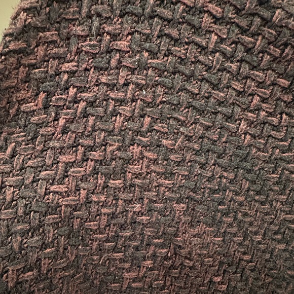 Style & Co. Black and Brown Knit Poncho - Picture 6 of 7